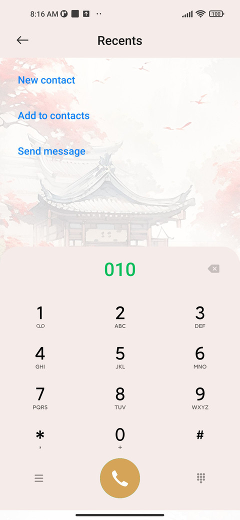 Snowflakes flowers screenshot