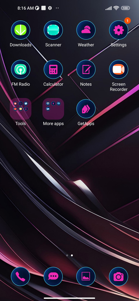 dark abstract screenshot