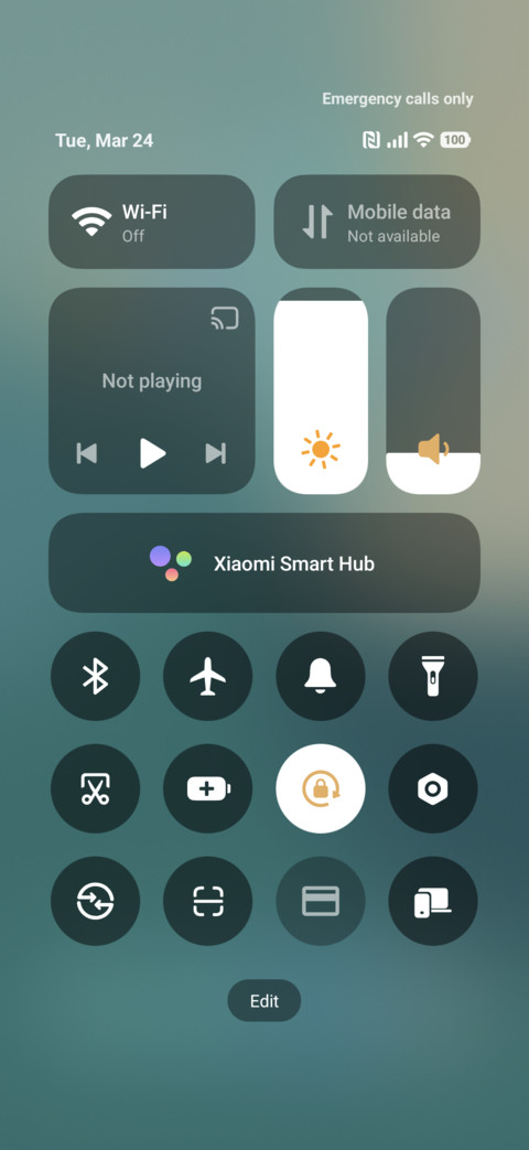 Teal Cream Curve screenshot