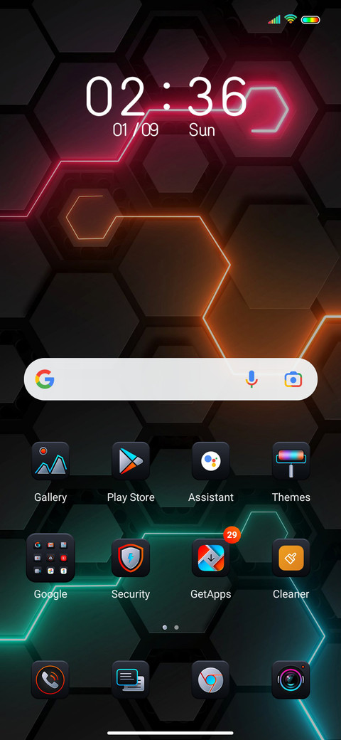 Laser technology screenshot