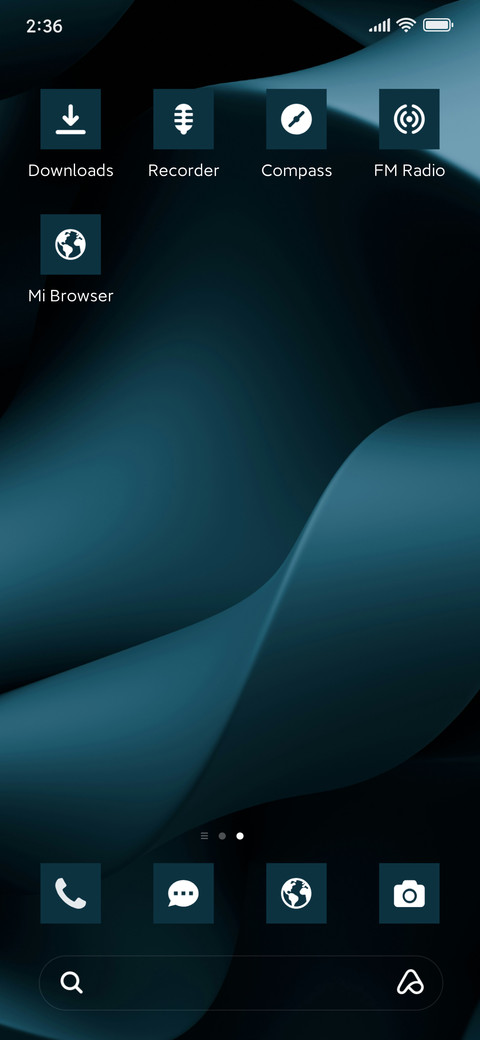 Blue Curves screenshot