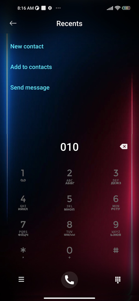 Broken screen screenshot