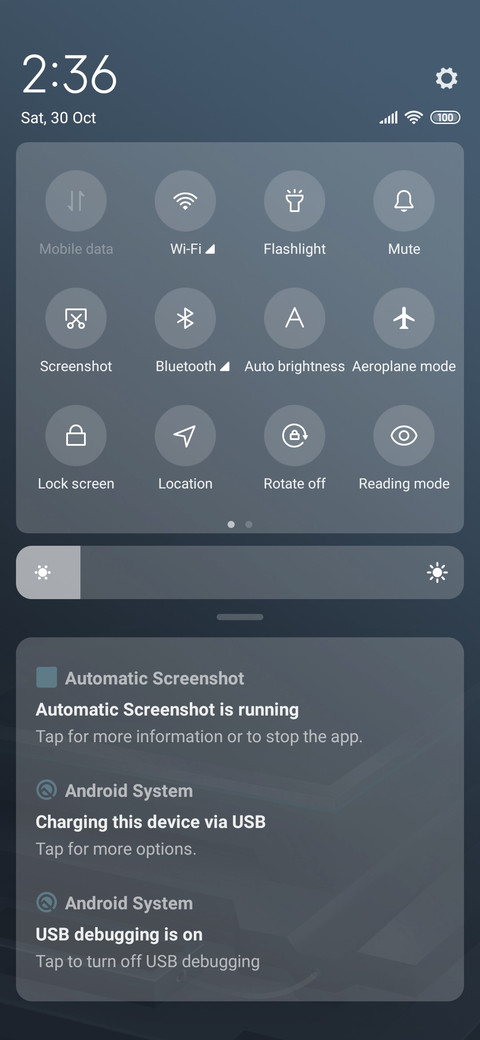 Mechanical spot screenshot