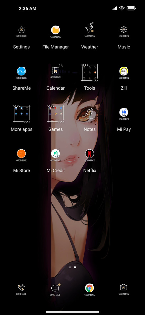 Dynamic blinking screenshot