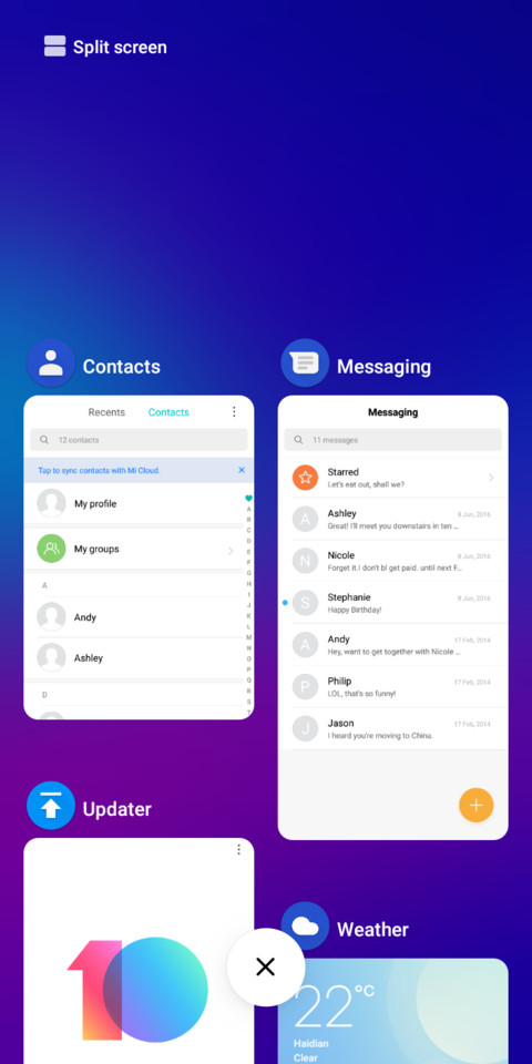 Purple Design V10 screenshot