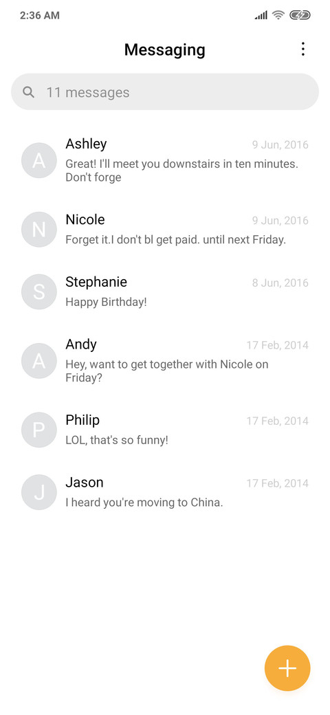 Marshmallow screenshot