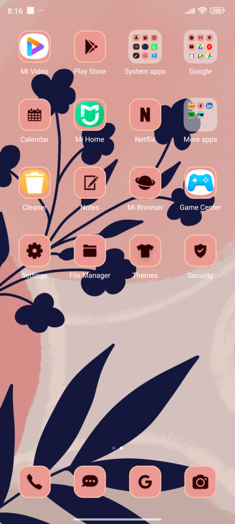 abstract nature screenshot