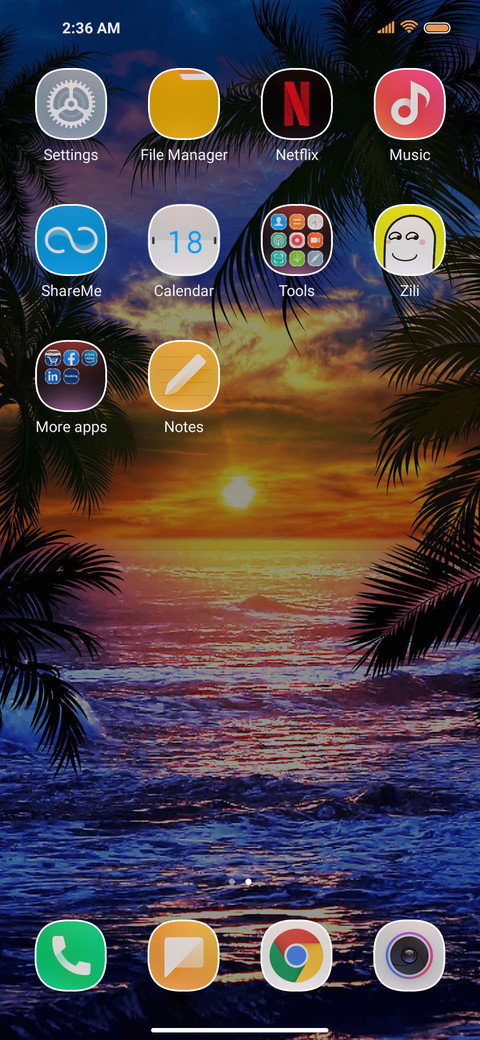 Summer beach screenshot