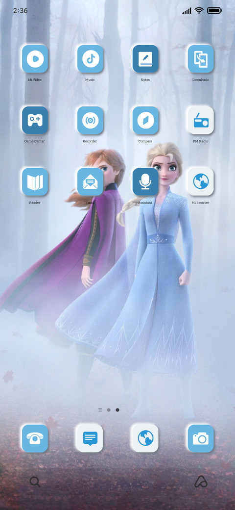 Frozen AGUi screenshot