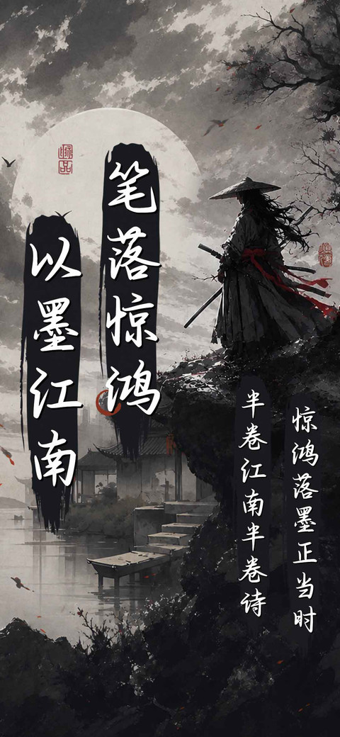 笔落惊鸿以墨江南 screenshot