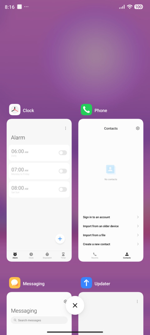 NINJA UI screenshot