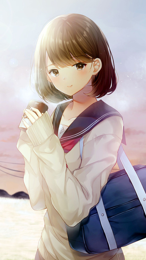 校服女孩 screenshot
