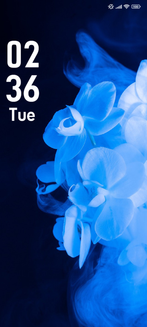 Abstract Blue screenshot