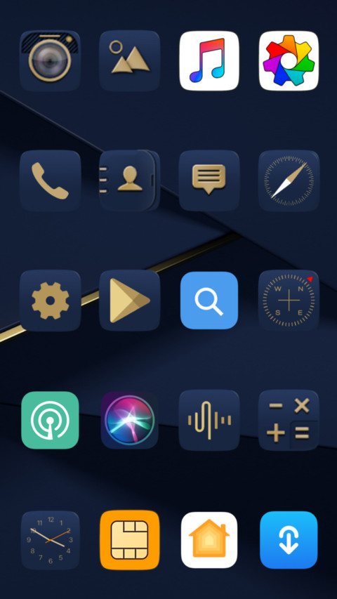 Deep Blue One UI screenshot
