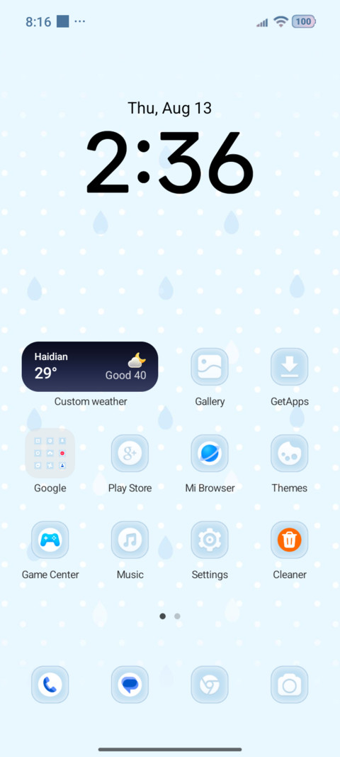 Feel the rain screenshot