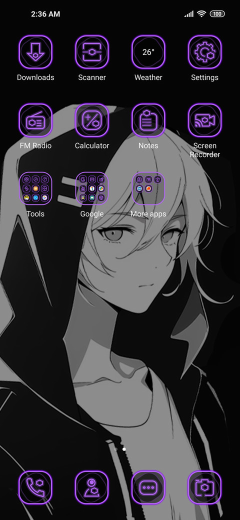 Black rainy day screenshot