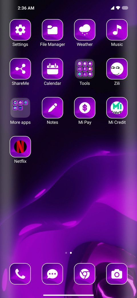 Dark Purple screenshot