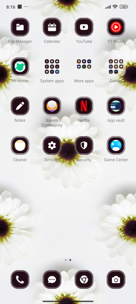 White Flowers screenshot