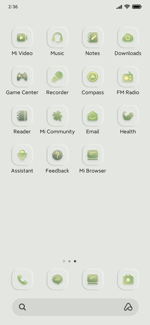 Cream green screenshot