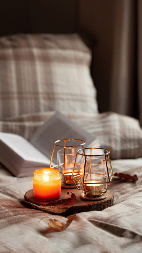 warm cozy bedroom winter or autumn concept screenshot