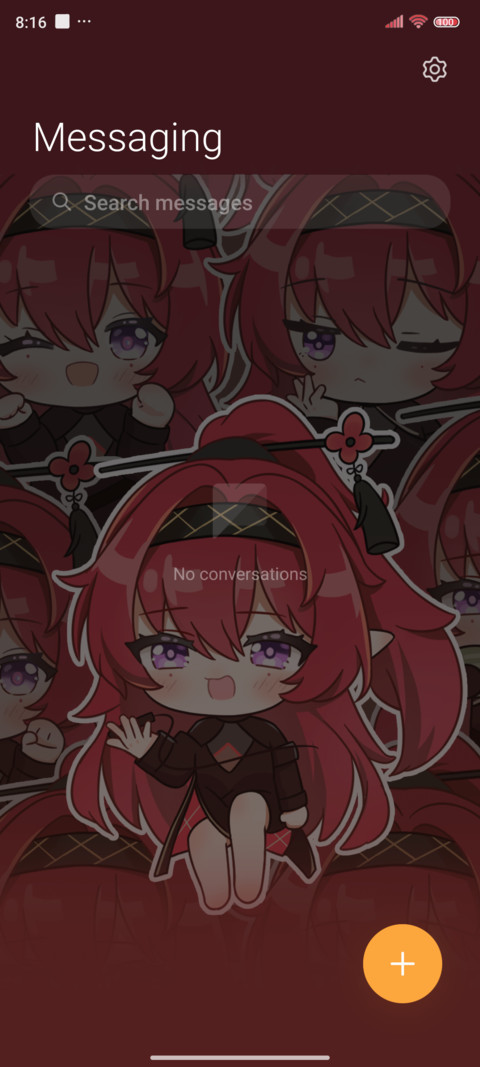 Cute red hair girl screenshot