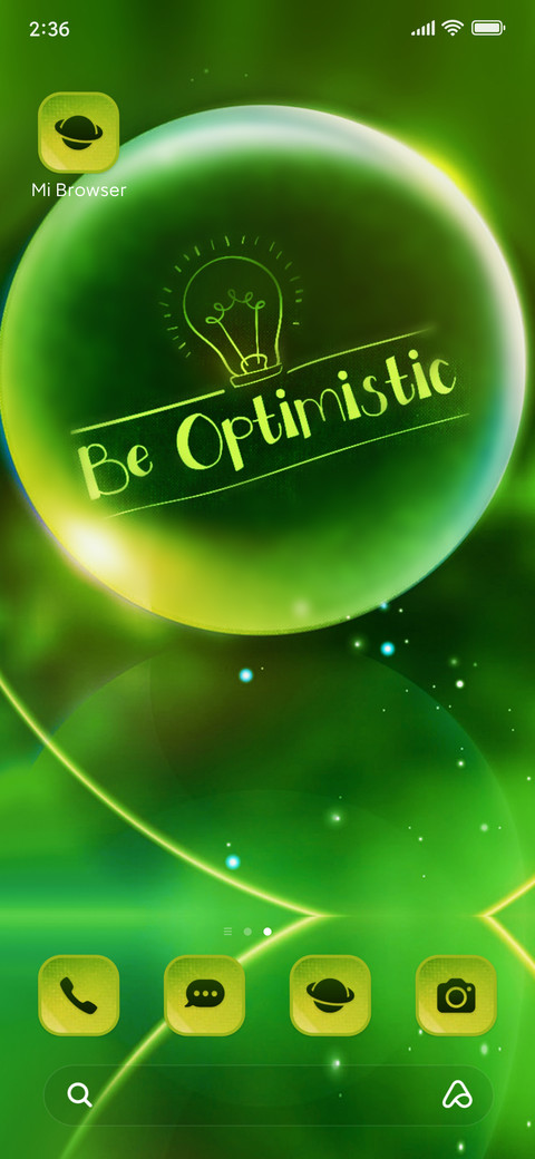 Quote optimistic screenshot