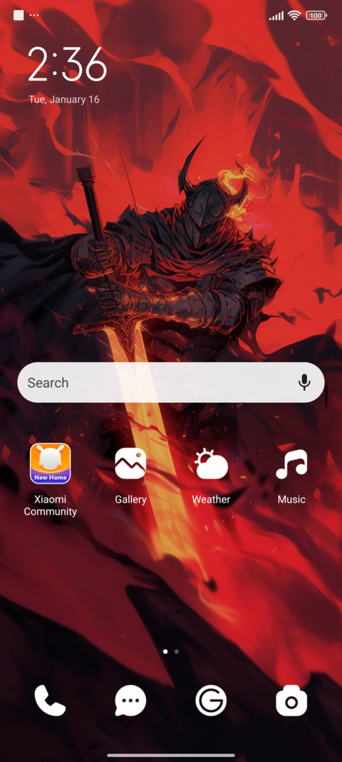 Flame blade screenshot