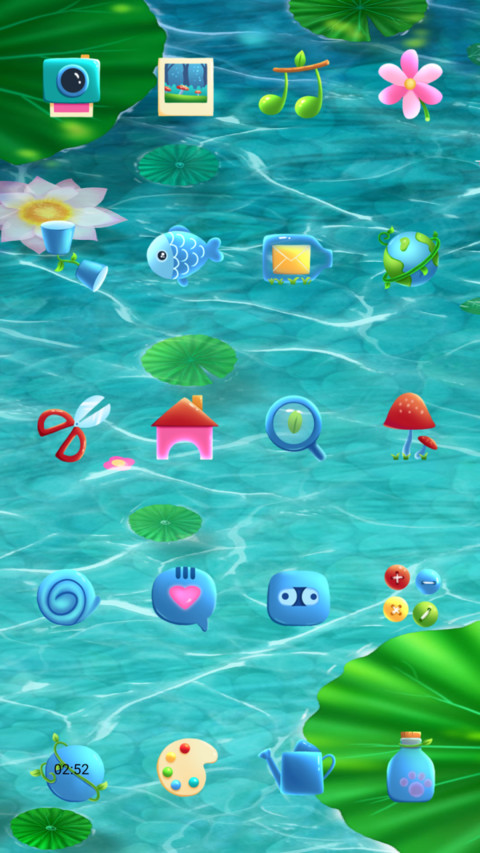 锦鲤戏荷 screenshot
