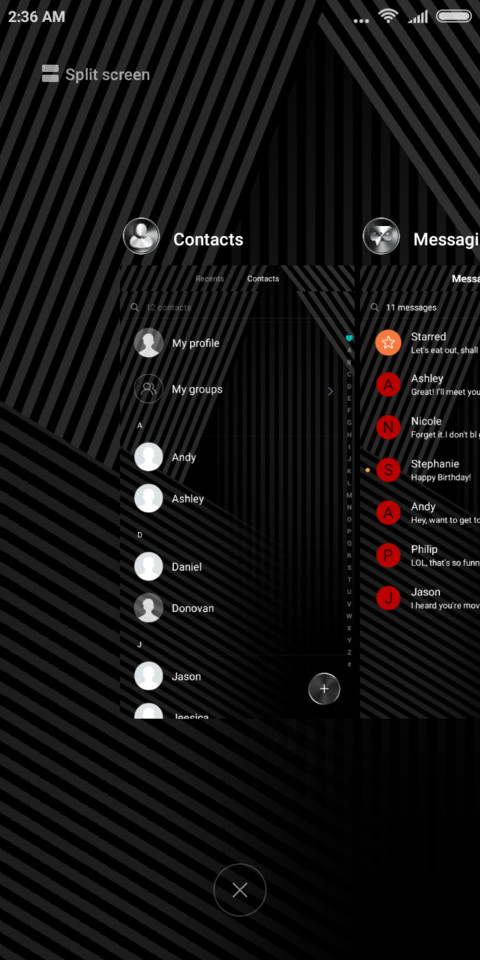 Texture stripe screenshot