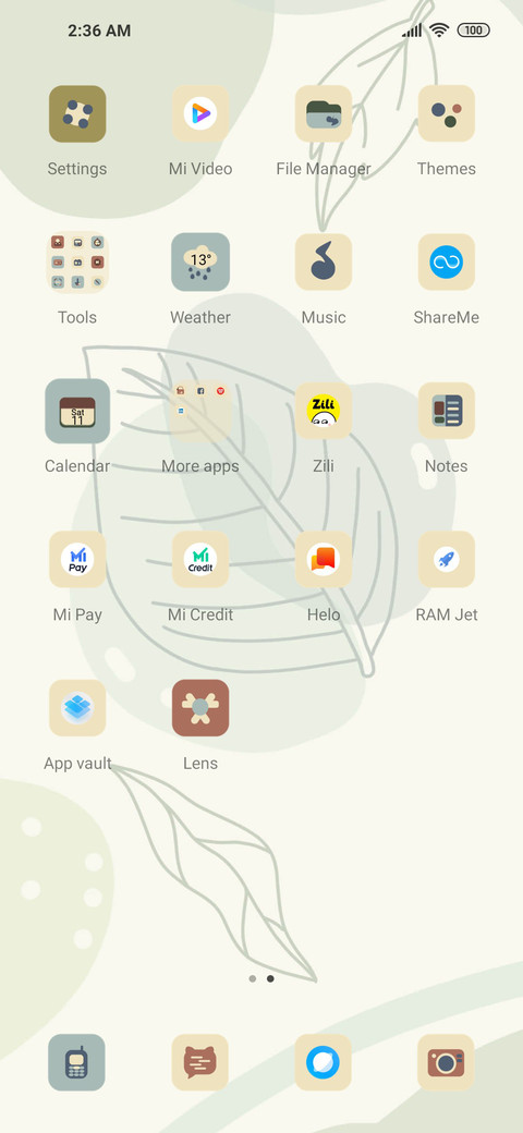 Morandi plants screenshot