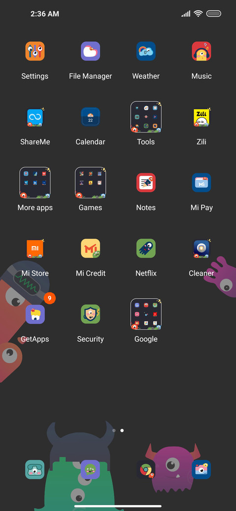 Cartoon monster screenshot