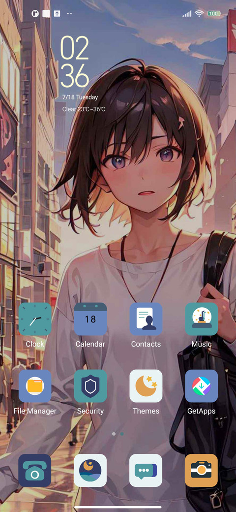 Backpack girl screenshot