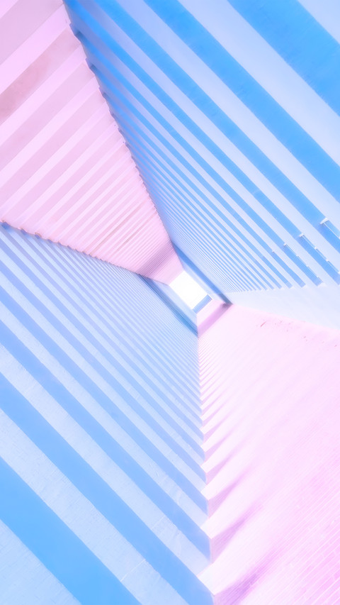 Brightly colored corridor buildings screenshot