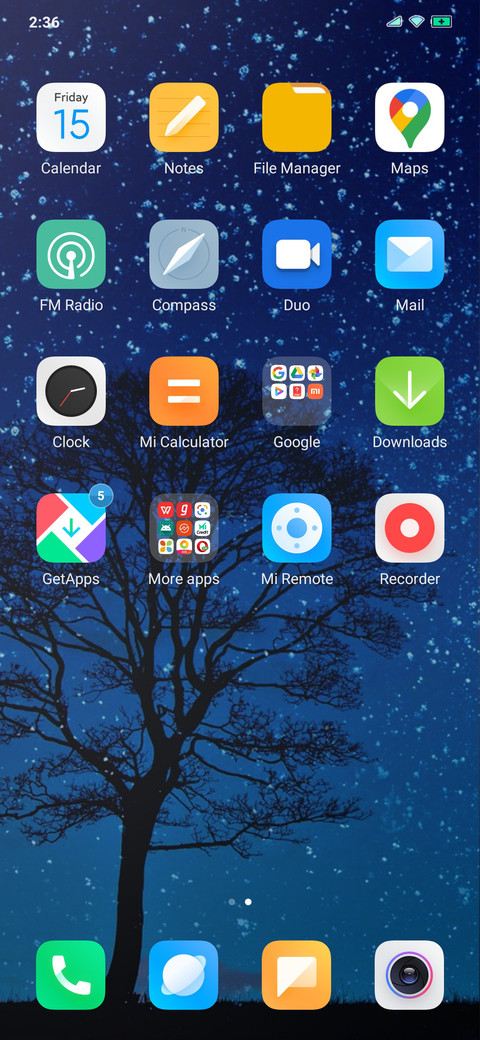 Simple Blue screenshot