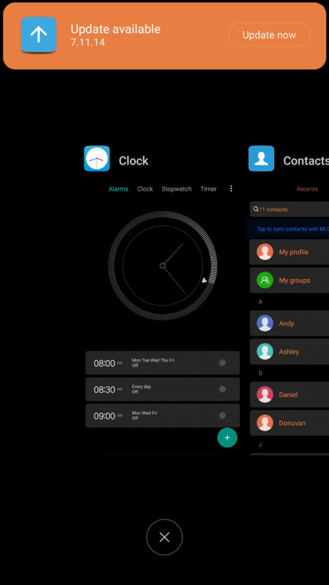 Nebula Dark ui screenshot