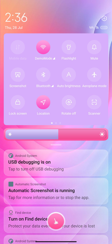 Pink Abstract screenshot