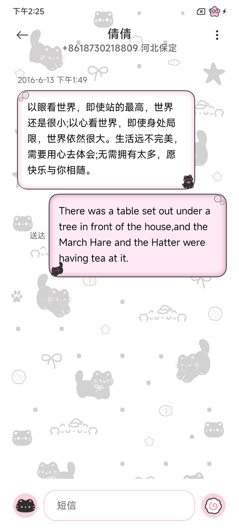 ins简约黑粉猫猫 screenshot