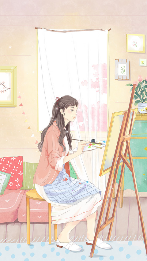 画笔下的青春 screenshot