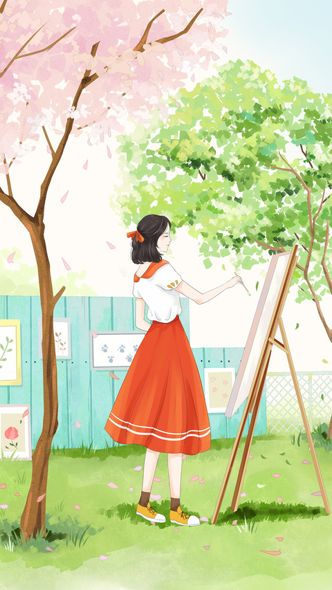 画笔下的青春 screenshot