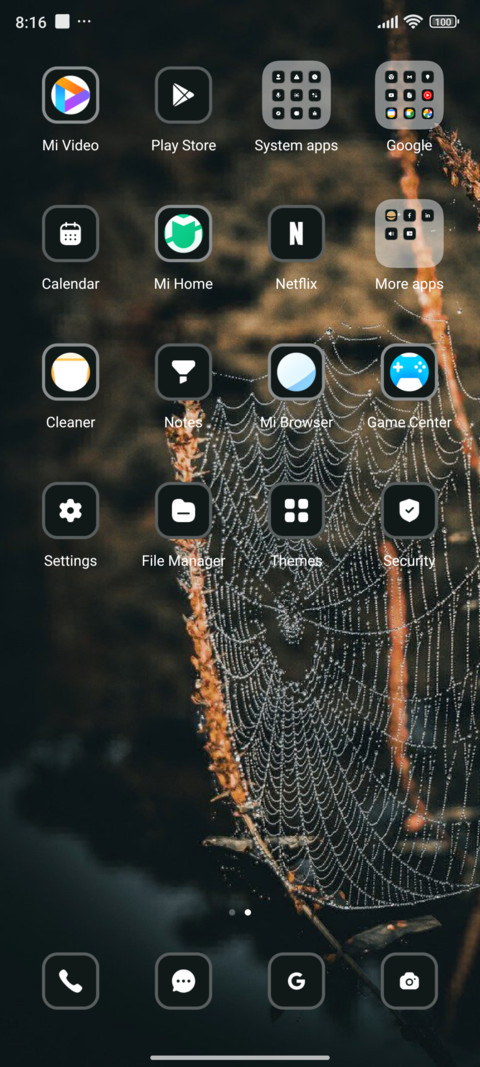 Spider Web screenshot