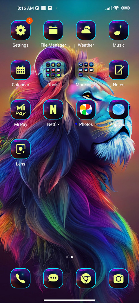 lion predator screenshot