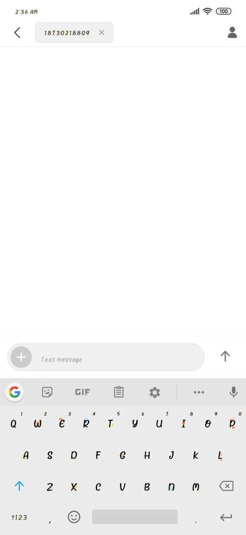 Glittering screenshot