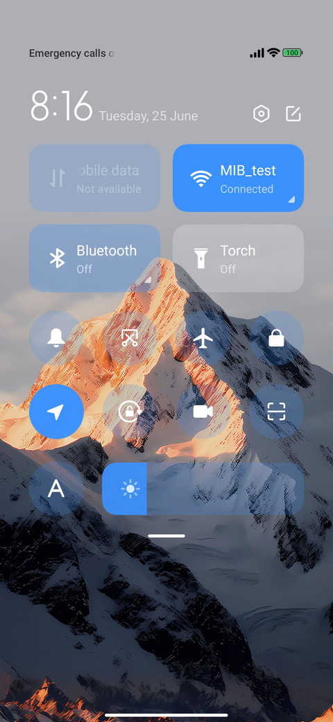 Mountainside Snow screenshot