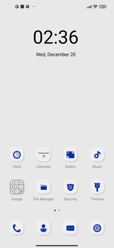Minimalist+clock screenshot