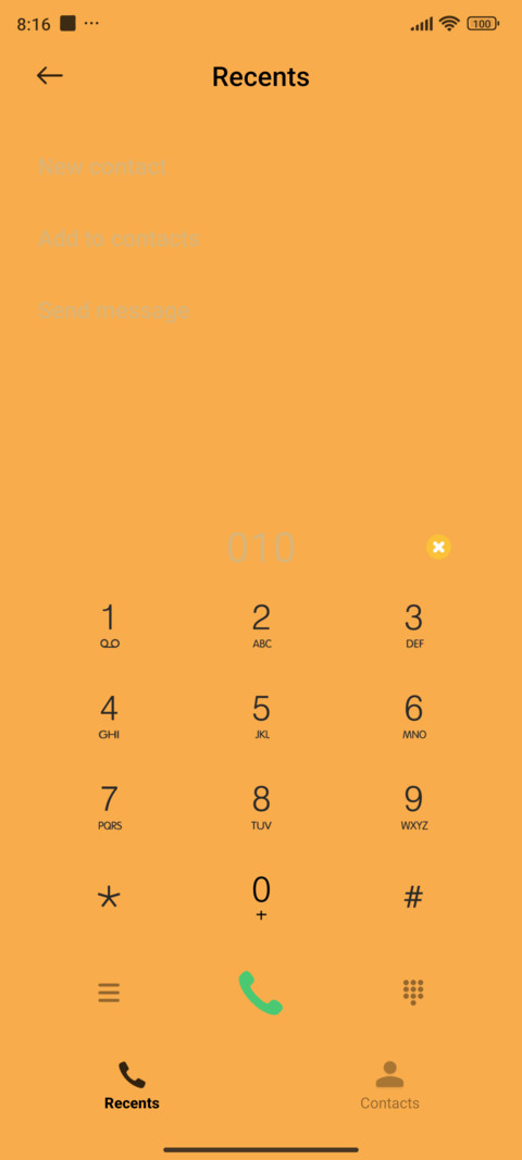 Simple color screenshot