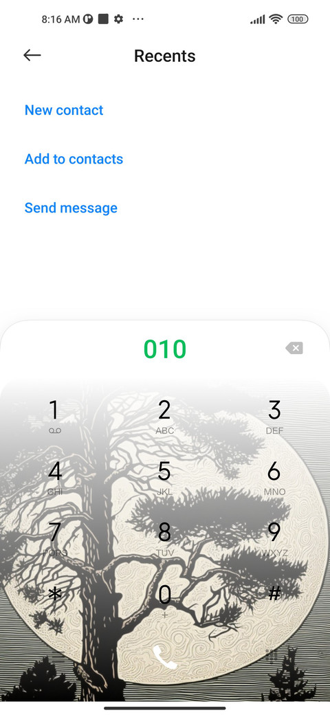 Tree screenshot