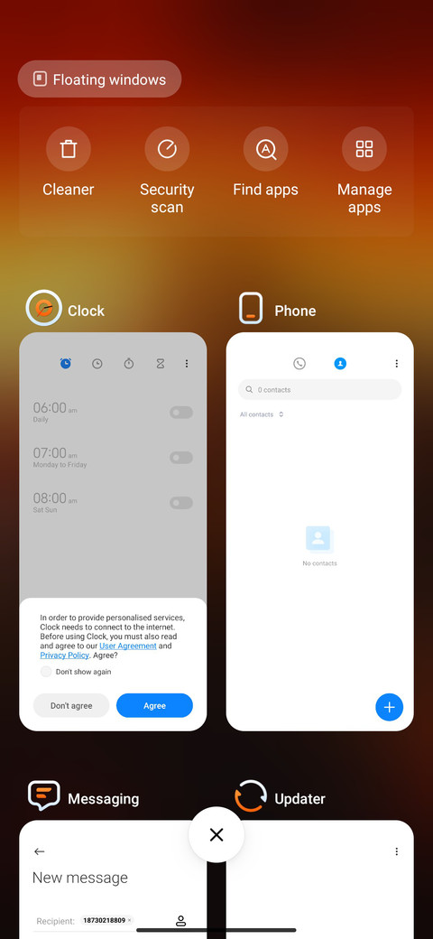 Meego SrxUi screenshot