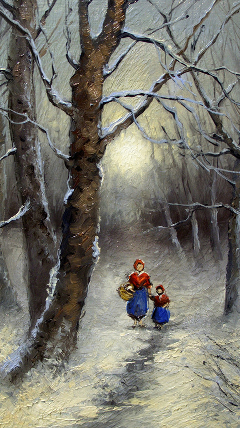 Oil painting wallpaper screenshot