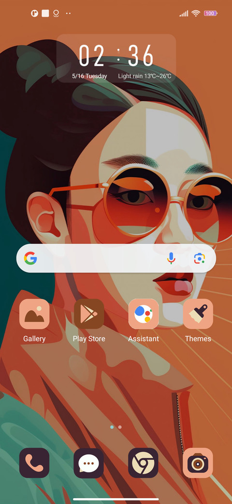 Glasses woman screenshot