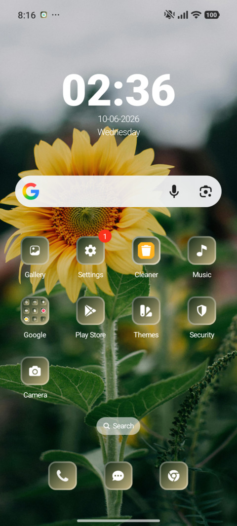 Sunflower screenshot